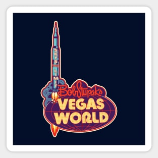 Vintage Vegas World Hotel and Casino Sign Las Vegas Magnet